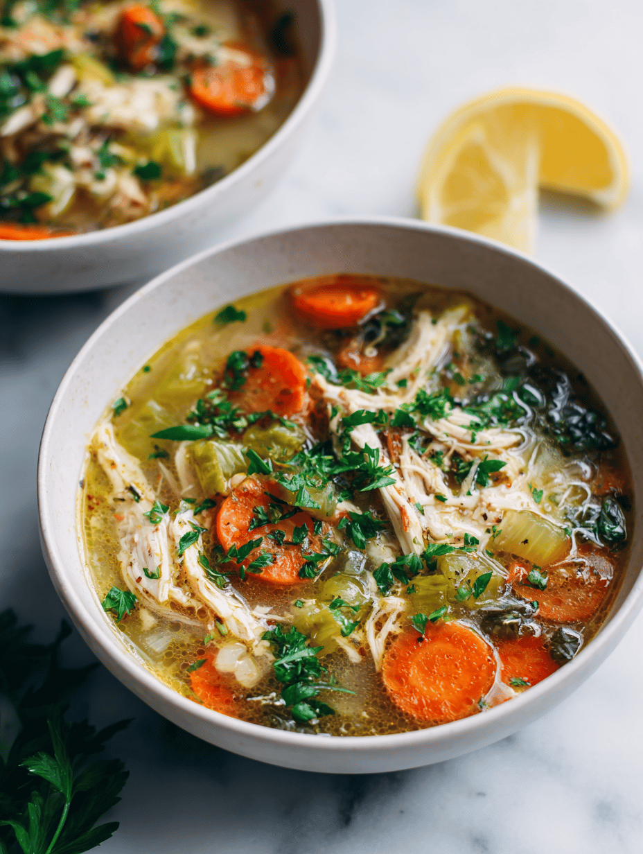 Italian chicken soup recipe