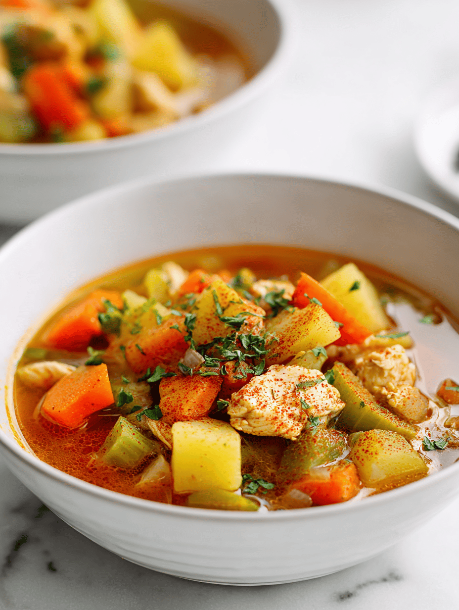 chicken vegetable soup recipe