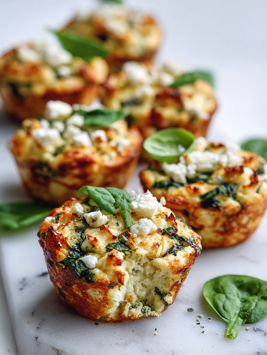 Spinach Feta Muffins Recipe