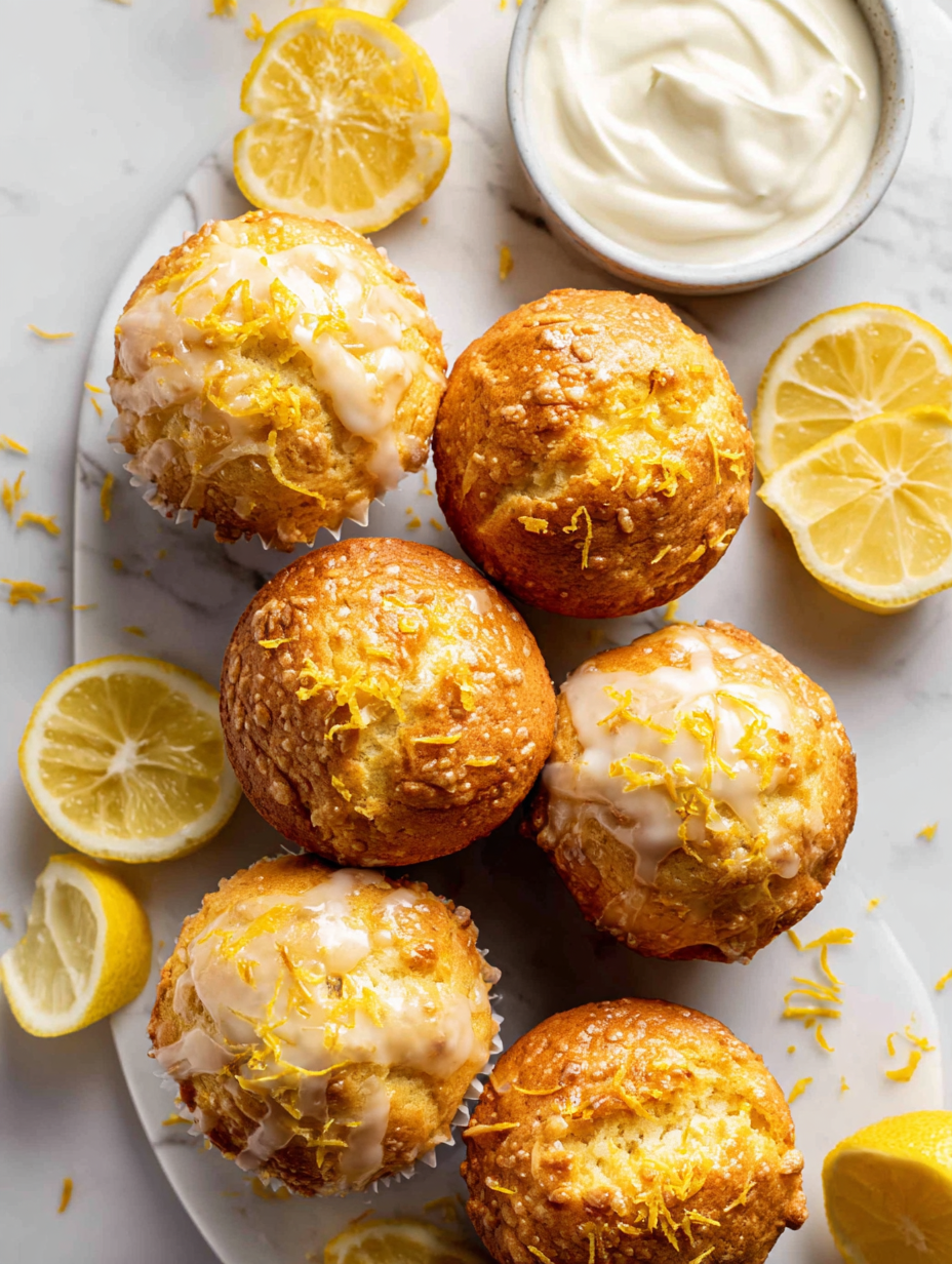 Lemon Yogurt Muffins Recipe