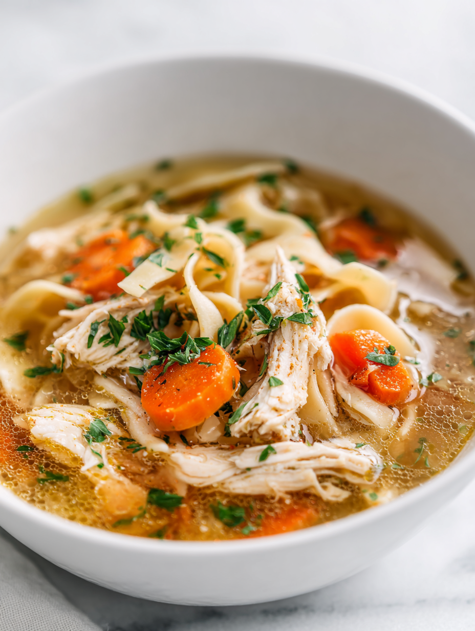 Crockpot Chicken Noodle Soup Recipe