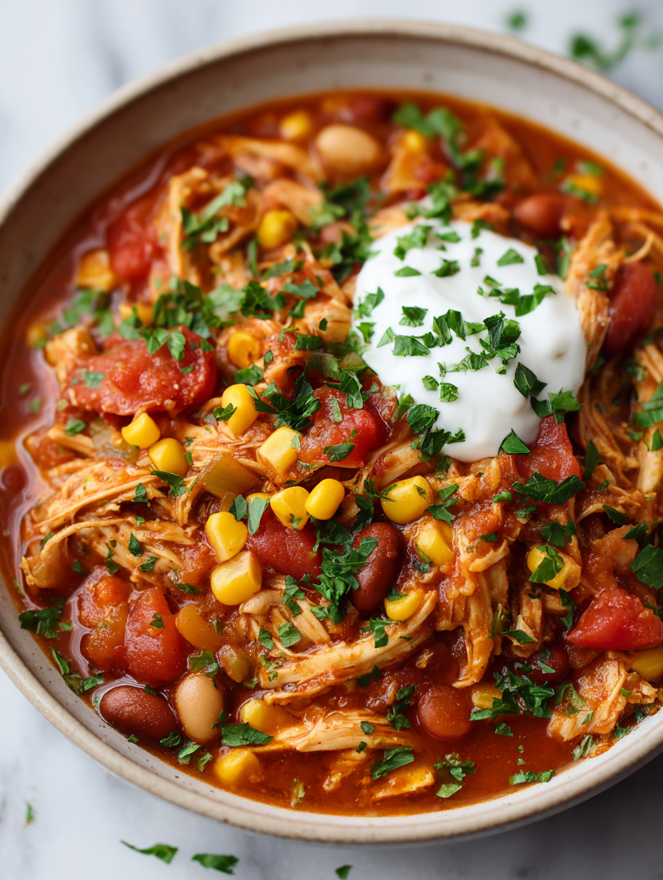 Crockpot Chicken Chili Recipe