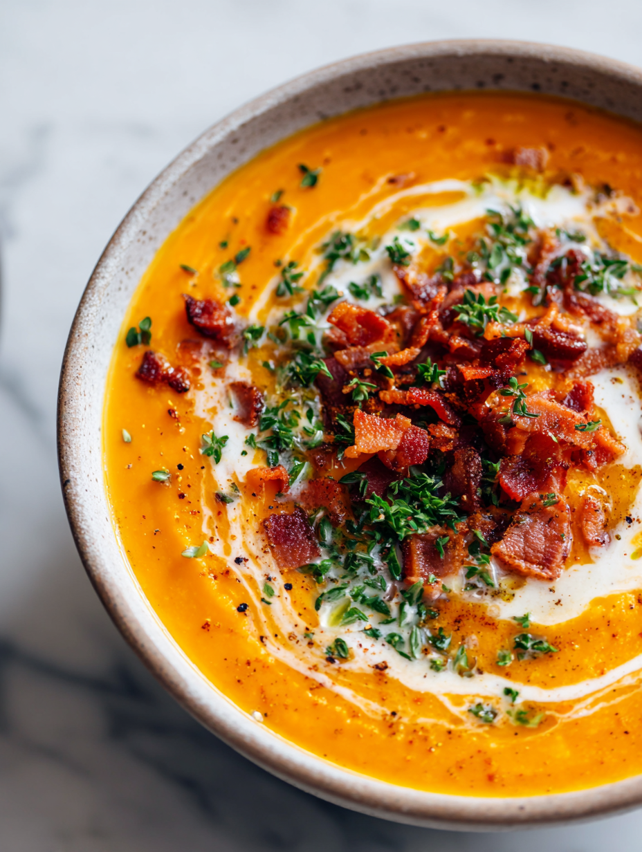 Crockpot Sweet Potato Soup Recipe
