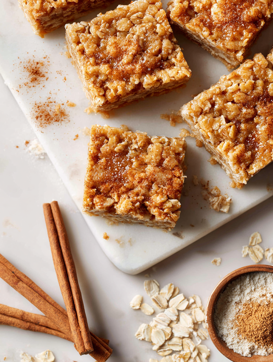 Cinnamon Oat Bars Recipe